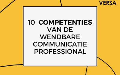 Wendbare communicatieadviseurs